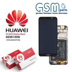 Оригинален Дисплей + Рамка + Батерия за Huawei Y5 2018 - Service Pack -