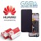 Оригинален Дисплей + Рамка + Батерия за Huawei Y6p - Service Pack -