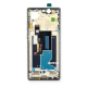 Оригинален Дисплей + Тъч Скрийн + Рамка за Motorola Edge 50 Fusion - Service Pack - Blue/Син