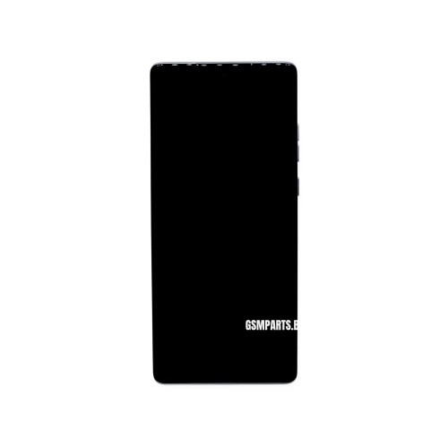 Оригинален Дисплей + Тъч Скрийн + Рамка за Motorola Edge 50 Fusion - Service Pack - Blue/Син