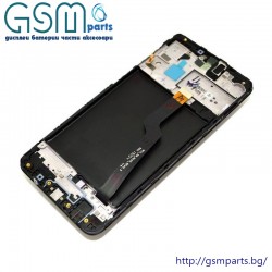 Оригинален Дисплей + Тъч Скрийн + Рамка за Samsung Galaxy A10 - Service Pack -