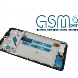 Оригинален Дисплей + Тъч Скрийн + Рамка за Xiaomi Redmi Note 11 Pro+ 5G - Service Pack - Blue/Син