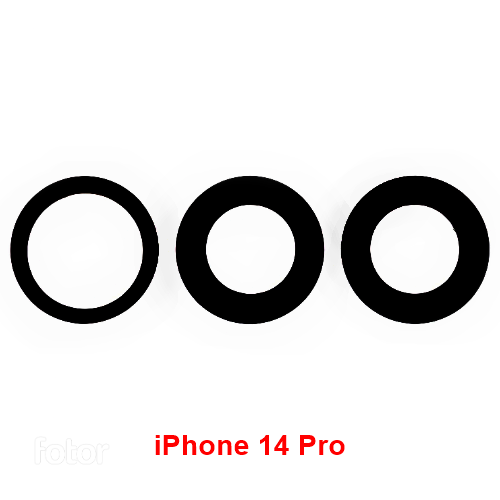 Стъкло на камера за iPhone 14 Pro