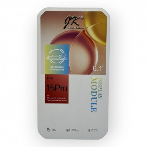 Дисплей + Тъч Скрийн за iPhone 15 Pro - JK incell