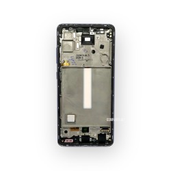 Оригинален Дисплей + Тъч Скрийн + Рамка за Samsung Galaxy A52s - Service Pack - Violet/Виолетов