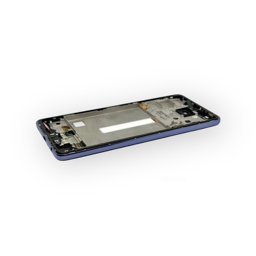 Оригинален Дисплей + Тъч Скрийн + Рамка за Samsung Galaxy A52s - Service Pack - Violet/Виолетов