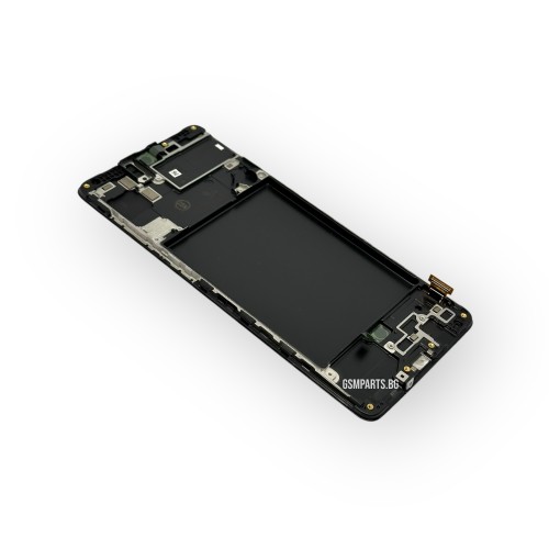 Оригинален Дисплей + Тъч Скрийн + Рамка за Samsung Galaxy A71 - service pack -