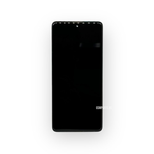 Оригинален Дисплей + Тъч Скрийн + Рамка за Samsung Galaxy A71 - service pack -