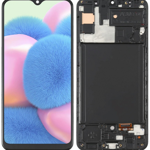 Дисплей + Тъч Скрийн + Рамка за Samsung Galaxy A30s - OLED