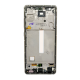 Оригинален Дисплей + Тъч Скрийн + Рамка за Samsung Galaxy A52 - Service Pack - White/Бял