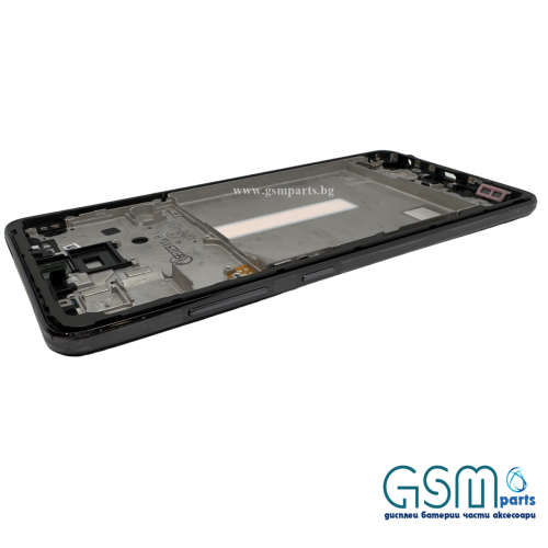 Оригинален Дисплей + Тъч Скрийн + Рамка за Samsung Galaxy A52s - Service Pack - Black/Черен
