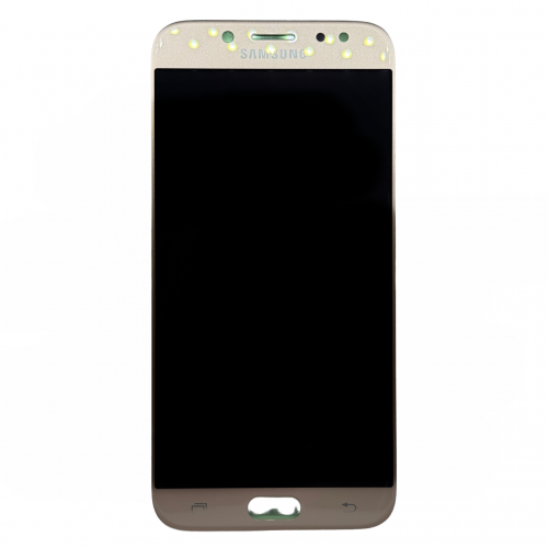 Оригинален Дисплей + Тъч Скрийн за Samsung Galaxy J7 2017- Service Pack - Gold/Златист