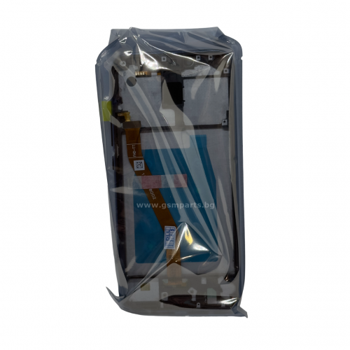 Дисплей + Тъч Скрийн + Рамка за Huawei Mate 20 Lite - Service Pack Box - Blue/Син
