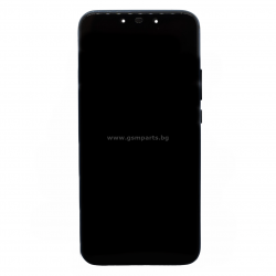 Дисплей + Тъч Скрийн + Рамка за Huawei Mate 20 Lite - Service Pack Box - Black / Черен