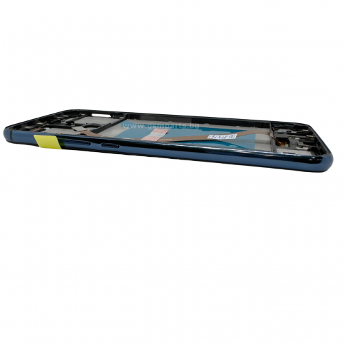 Дисплей + Тъч Скрийн + Рамка за Huawei Mate 20 Lite - Service Pack Box - Blue/Син