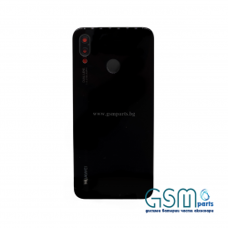 Заден Капак за Huawei P20 Lite - Service Pack - Оригинал - Black/Черен