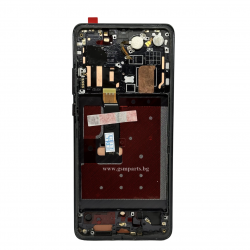 Дисплей + Тъч Скрийн + Рамка за Huawei P30 PRO - Service Pack - Black/Черен