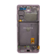 Оригинален Дисплей + Тъч Скрийн + Рамка за Samsung Galaxy S20 FE - Service Pack - цвят рамка: Лилав (Cloud Lavender)