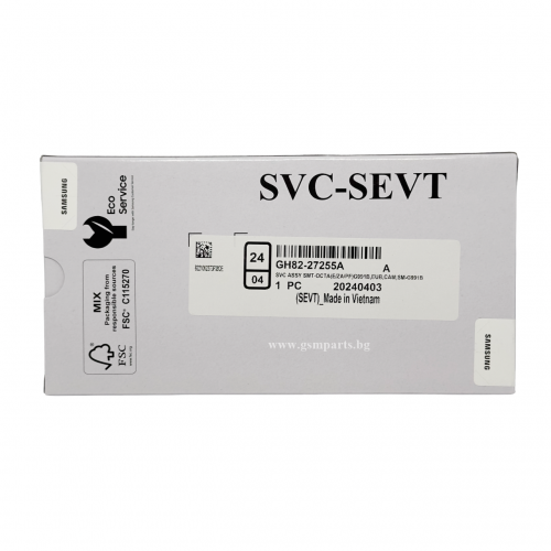 Оригинален Дисплей + Тъч Скрийн + Рамка за Samsung Galaxy S21 - Service Pack - Gray/Сив (Черен)