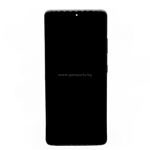 Оригинален Дисплей + Тъч Скрийн + Рамка за Samsung Galaxy S21 Ultra - Service Pack - Silver/Сребърен