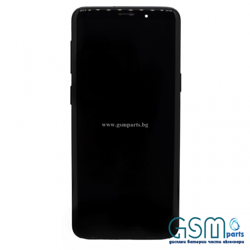 Оригинален Дисплей + Тъч Скрийн + Рамка за Samsung Galaxy S9 - Service Pack - Black/Черен