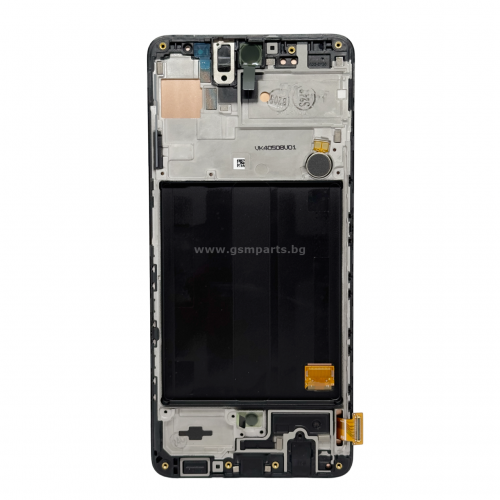 Оригинален Дисплей + Тъч Скрийн + Рамка за Samsung Galaxy A51 - service pack -