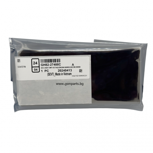 Оригинален Дисплей + Тъч Скрийн + Рамка за Samsung Galaxy S22 Ultra - Service Pack - White/Бял