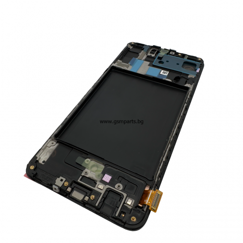 Оригинален Дисплей + Рамка за Samsung Galaxy A70 - Service Pack -