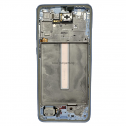 Оригинален Дисплей + Тъч Скрийн + Рамка за Samsung Galaxy A33 5G - Service Pack - Blue/ Син