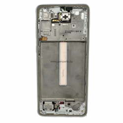 Оригинален Дисплей + Тъч Скрийн + Рамка за Samsung Galaxy A33 5G - Service Pack - White/Бял