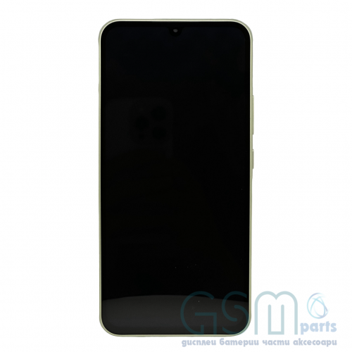 Оригинален Дисплей + Тъч Скрийн + Рамка за Samsung Galaxy A34 5G - Service Pack - Green/Зелен