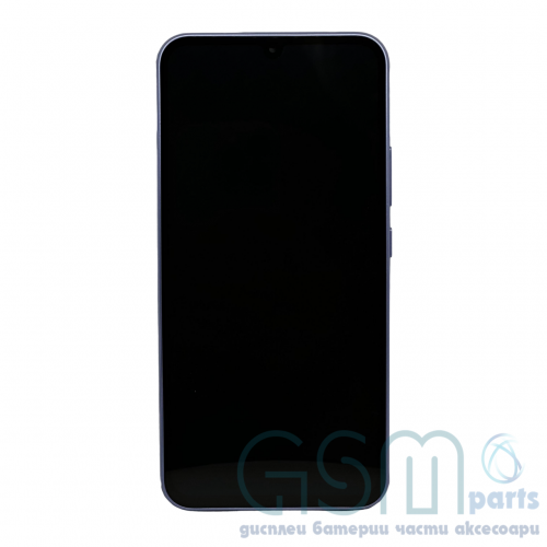 Оригинален Дисплей + Тъч Скрийн + Рамка за Samsung Galaxy A34 5G - Service Pack - Violet/Виолетов