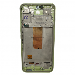 Оригинален Дисплей + Тъч Скрийн + Рамка за Samsung Galaxy A54 5G - Service Pack - Green/Зелен