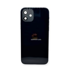 Оригинален Корпус за iPhone 12 + лентов кабел бутони за включване и звук + NFC Модул за Безжично Зареждане - Black/Черен - 2nd hand