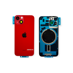 Оборудван Заден капак / Задно стъкло за iPhone 14 - Red/Червен