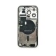 Оригинален Корпус за iPhone 14 Pro + лентов кабел бутони за включване и звук + NFC Модул за Безжично Зареждане - White/Бял - 2nd hand