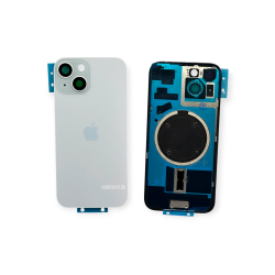 Оборудван Заден капак / Задно стъкло за iPhone 15 - White/Бял