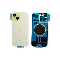 Оборудван Заден капак / Задно стъкло за iPhone 15 - Yellow/Жълт