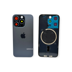 Оборудван Заден капак / Задно стъкло за iPhone 15 Pro - Blue/Син
