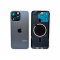 Оборудван Заден капак / Задно стъкло за iPhone 15 Pro Max - Blue/Син