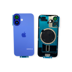 Оборудван Заден капак / Задно стъкло за iPhone 16 - Blue/Син