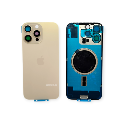 Оборудван Заден капак / Задно стъкло за iPhone 16 Pro - Gold/Златист