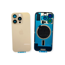 Оборудван Заден капак / Задно стъкло за iPhone 16 Pro Max - Gold/Златист
