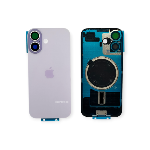 Оборудван Заден капак / Задно стъкло за iPhone 17 - Purple/Лилал