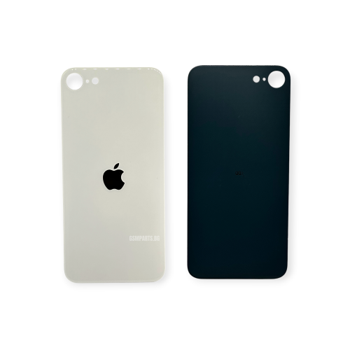 Заден капак / Задно стъкло за iPhone SE 2022 - White/Бял