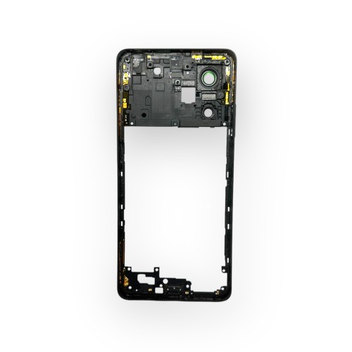 Среден борд / Средна рамка за Xiaomi Redmi Note 12 Pro 5G - Оригинал - Black/Черен