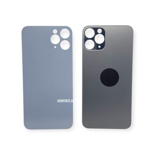 Заден капак / Задно стъкло за iPhone 11 Pro - Black/Черен