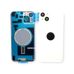 Оборудван Заден капак / Задно стъкло за iPhone 14 Plus - White/Бял