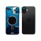 Оборудван Заден капак / Задно стъкло за iPhone 16 - Black/Черен