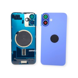 Оборудван Заден капак / Задно стъкло за iPhone 16 Plus - Blue/Син